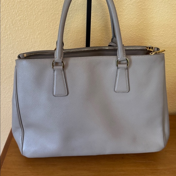 Prada Gray Galleria Saffiano Leather Tote Bag - Picture 6 of 16